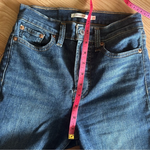 Levi's Women's Skinny Jeans - Blue - Picture 8 of 11
